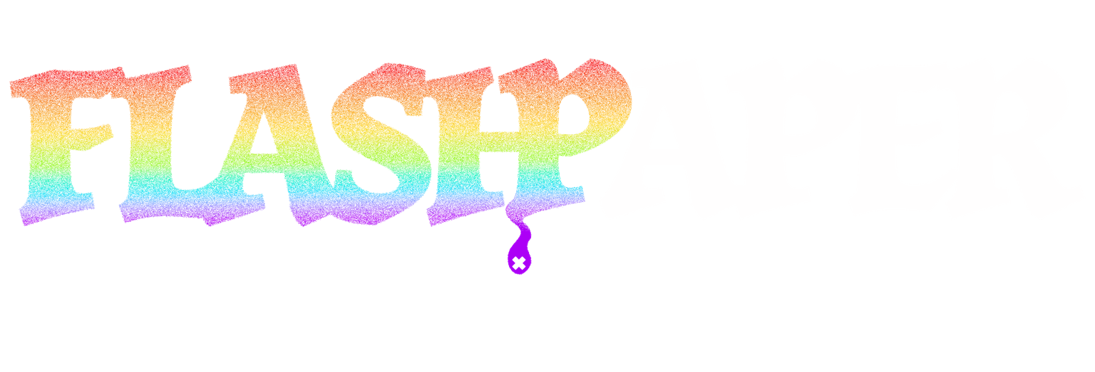 flashpaper films logo on a black background